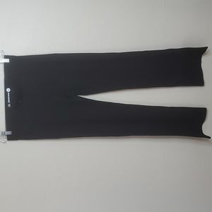 Betabrand Boot-Cut Classic Dress Pant Yoga Pants in Black Size Medium